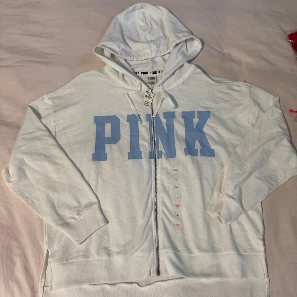 PINK Victorias Secret Y2K zip up Jacket